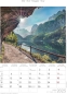 Preview: Bildkalender A4 Alpen